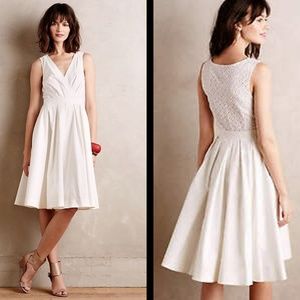 NWT Anthropologie Collette Dinnigan White Dress